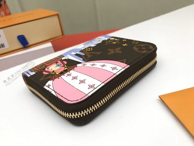 lv女錢包 M68488 氣球Zippy 拉鏈零錢包 lv短錢包  lvqb1004